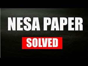 NESA Exam Questions EXPLAINED!