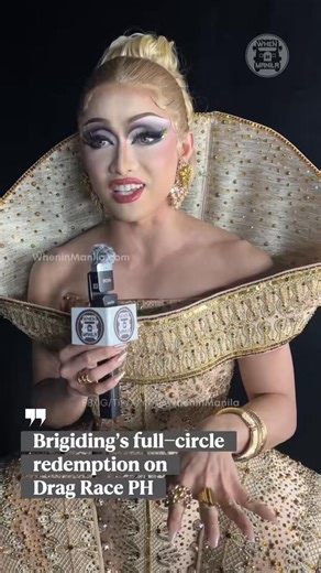 Slaysian Royale Episode 5 marks Brigiding’s full-circle redemption on the Drag Race Philippines stage. #brigiding #dragraceph #slaysianroyale #wheninmanila | When In Manila