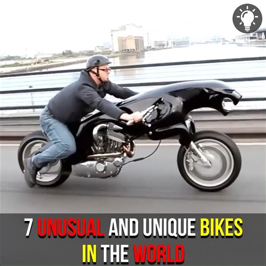 1M views · 10K reactions | 7 Unusual And Unique Bikes In The World. | Shining Knowledge | Facebook