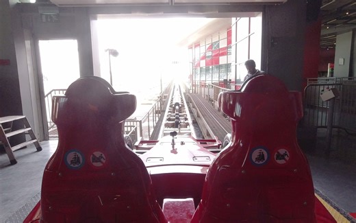 【4K60帧】第一视角：罗萨方程式(Formula Rossa)全球最快过山车|阿布扎比法拉利世界