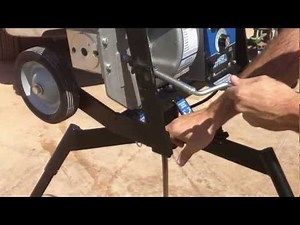 New Pitching Machine Assembly