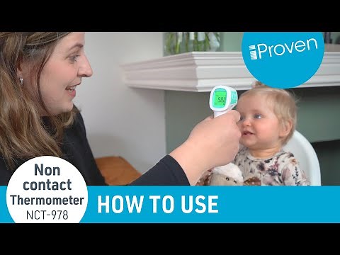 How to use non contact forehead and ear thermometer - iProven NCT-978