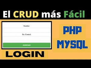 Login de usuarios en MySQL y PHP con PHPMyAdmin.