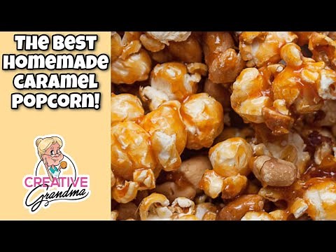 Delicious Easy to Make CARAMEL POPCORN Great for Holiday Gifts! YUMMY