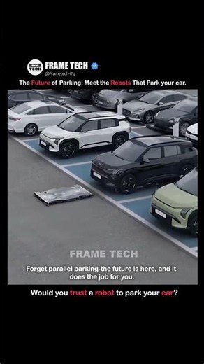 How Parking Robots Automatically Park Cars In Tight Spaces