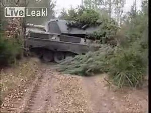 Amazing, a tank in forest. Run forest RUN !