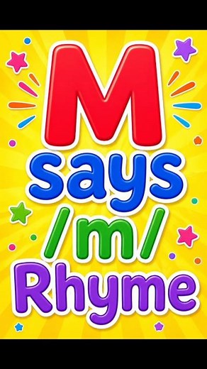 Phonics Letter M Sound | KG WALI #learningpoem #phonics #phonics_song #kgwali #kidslearning #rhymes