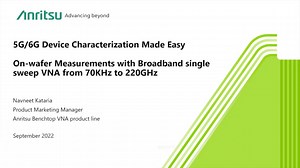 Anritsu | Test and Measurement Video Portal