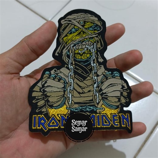 Iron Maiden Mummy Eddie Powerslave Lasercut Woven Patch: Heavy Metal Band Merch - Etsy