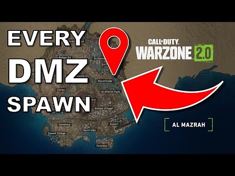 First Al Mazrah Map with DMZ Player Spawns - Navigate and Extract Safely With This Guide