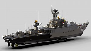 KRI Kapitan Patimura 371 - Parchim Class - Buy Royalty Free 3D model by NA3dmodel