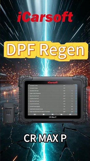 Forced DPF Regeneration on a Real Diesel — iCarsoft CR MAX P Clears a Blocked DPF