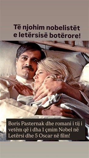 Shtëpia Botuese Mediaprint on Instagram: "Të njohim nobelistët e letërsisë botërore! Boris Pasternak dhe romani i tij i vetëm, i vlerësuar me një Çmim Nobel në Letërsi dhe 5 Oscar në film. Doktor Zhivago, i ndaluar në Bashkimin Sovjetik, por i çmuar në gjithë botën. Historia e një shkrimtari që sakrifikoi gjithçka për artin. Artikullin e plotë e gjeni më webin mediaprint.al #shtepiabotuesemediaprint #unelexoj #libra #botime #nobelistet"
