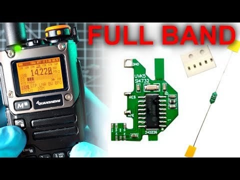 FULL BAND HF Mod - Quansheng UV-K5 (Si4732 chip) TUTORIAL