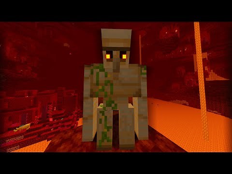 what happens if you spawn an iron golem in the nether?