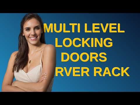 Hardwarerecs: multi level locking doors server rack