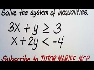 Grade 8 | Graphing a System of Linear Inequalities in 2 Variables || By Tutor Marife MCP