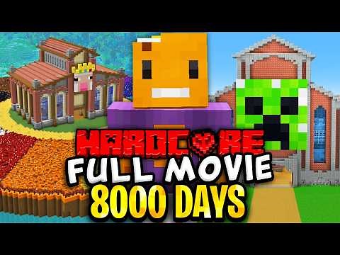 I Survived 8000 Days in Minecraft Hardcore [FULL MOVIE]