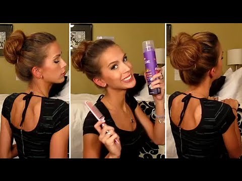 Pretty Dirty Princess Bun Tutorial (+outtakes!) | LeighAnnSays