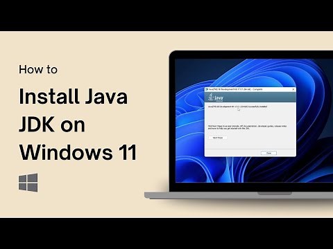 How to Install Java JDK on Windows 11