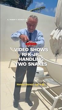 Video shows RFK Jr. handling two snakes