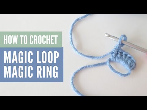 How to Crochet a Magic Circle Loop Ring