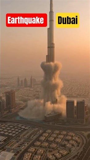 Massive Earthquake in Dubai | Burj Khalifa is attacked by Earthquake