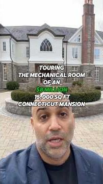 The mechanical room of an $8 million 15,000 square foot home #mansion