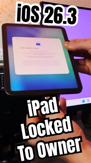 iPad Activation Lock iOS 26.3 – Quick Guide