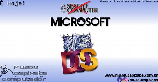 O sistema operacional Microsoft MS-DOS de 1981 – MCC - Museu Capixaba do Computador