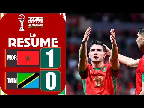 Maroc Tanzanie | 1-0 | Résumé | CAN 2025 - #TotalEnergiesAFCON2025 | tanzanie maroc