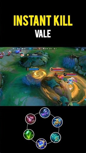 Vale Instant Kill 😈 Enemy Deleted in Seconds | MLBB Shorts #mobilelegends #mlbbesports #vale