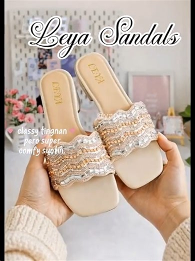 “Leya Korean Fashion Sandals… sobrang classy tingnan pero super comfy suotin. #leyasandals #sandals #heelssandals