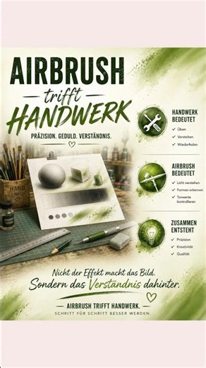 🎨⚒️ Airbrush meets Craft - Creativity begins with practice