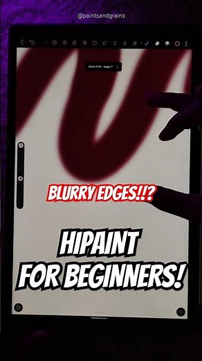 Make your own INKING BRUSH in HiPaint for SMOOTH LINEART! (Avoid blurry lines) #shorts #digitalart