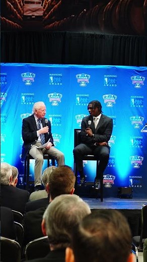 Miami QB Cam Ward Discusses Lessons Learned with Archie Manning - Manning Award