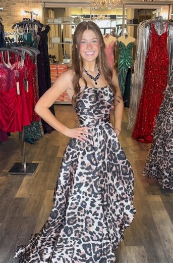 WILD about these new prom styles from @Ava Presley Official 🐆🖤 🖤Stay tuned for more new arrivals!!! #prom2026