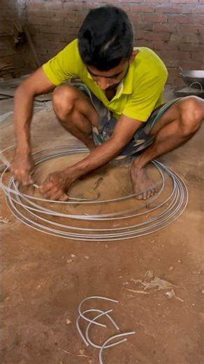 Amazing technique of cooking pan’s hand Making.😳 #skills #viral #foryou