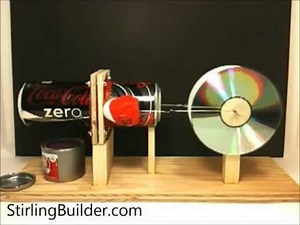Building the Horizontal Pop Can Stirling Engine