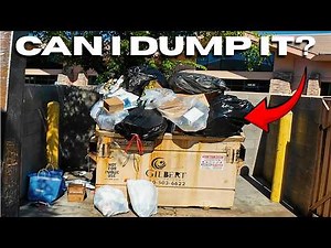 Overflowing And Heavy Containers | Frontload Garbage Truck | POV And Hopper Cam