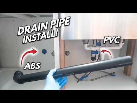 How To Install Drain Waste Vent Pipe (DWV) Connecting To PVC Piping | DIY Plumbing For Beginners!