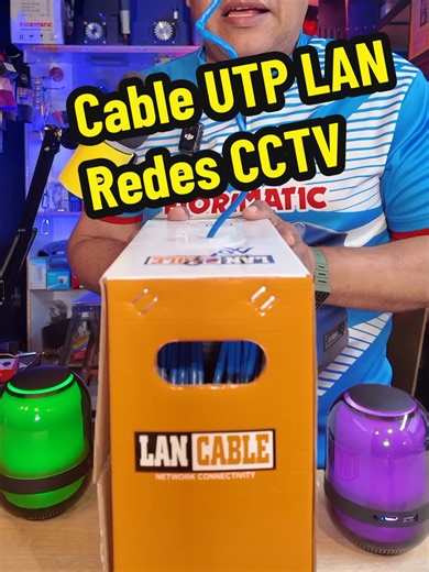 Cable de Redes UTP Red CCTV. cable de red 8 Hilos Cable 4 Pares. para cámaras de seguridad Video Vigilancia CCTV. Para camaras de seguridad IP. Camaras de seguridad POE. circuito cerrado de televisión #cctv #utp #poe #dahua #redes