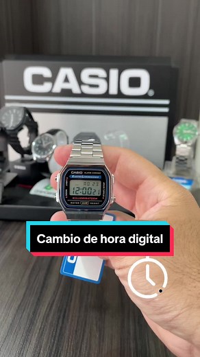 Cómo cambiar la hora en un reloj Casio A168