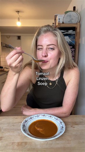 Heerlijke Tomaat Linzen Soep Recept by Lisa Oudijn
