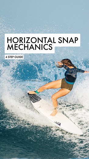 Surf Simply on Instagram: "Want to improve your snap? The forehand snap can be performed in several different variations and positions on the wave. In this video, we are covering the horizontal snap, we will cover the vertical snap in an upcoming video. 1. Start with a deep bottom turn to arrive at the lip as close to the whitewater as possible. Avoid going too far out onto the shoulder. 2. Start a carving heelside turn before you reach the top of the wave. Mechanically the setup is the same as 