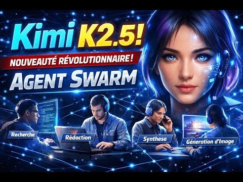 Kimi K2.5 : AI Swarm Agents Blow My Mind ! By far the best free AI open source model