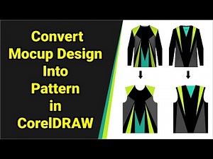 Professional Sublimation T-Shirt Mockup Design in CorelDRAW!