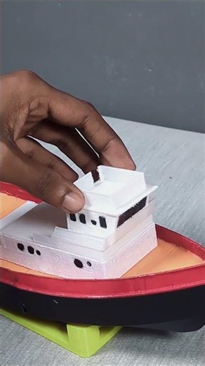 Building a DIY Ocean Tug Boat | Scale Model Workshop #craft #models #scalemodel #3dprinted