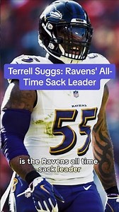 Football: Terrell Suggs - Ravens' All-Time Sack Leader #football #nfl #sportfacts