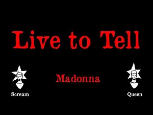 Madonna - Live to Tell - Karaoke